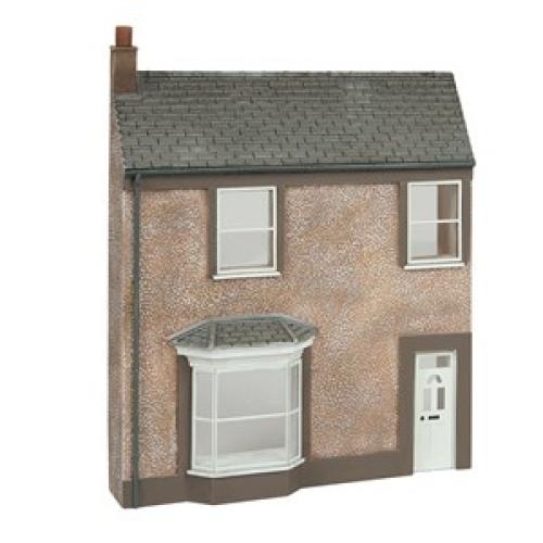 44-0203 Bachmann Low Relief Pebble Dash Terrace House